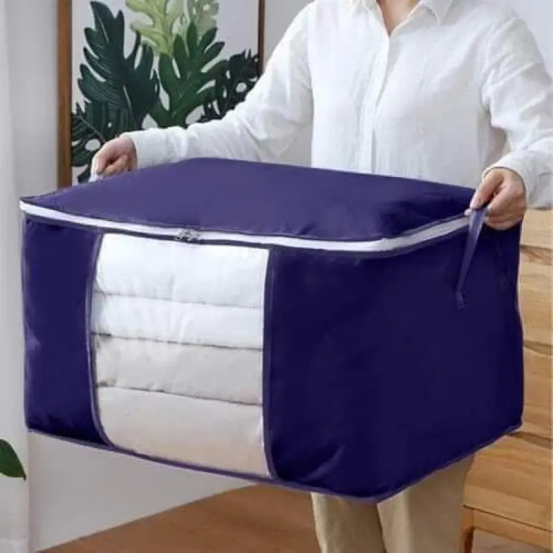 2Pcs Blanket Quilt Storage